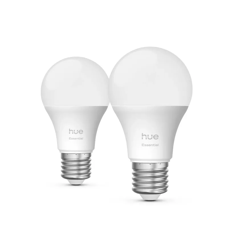 Philips Hue biały and colour ambience Essential A60 – E27 smart bulb – 806 lm – 8W – 2-pack