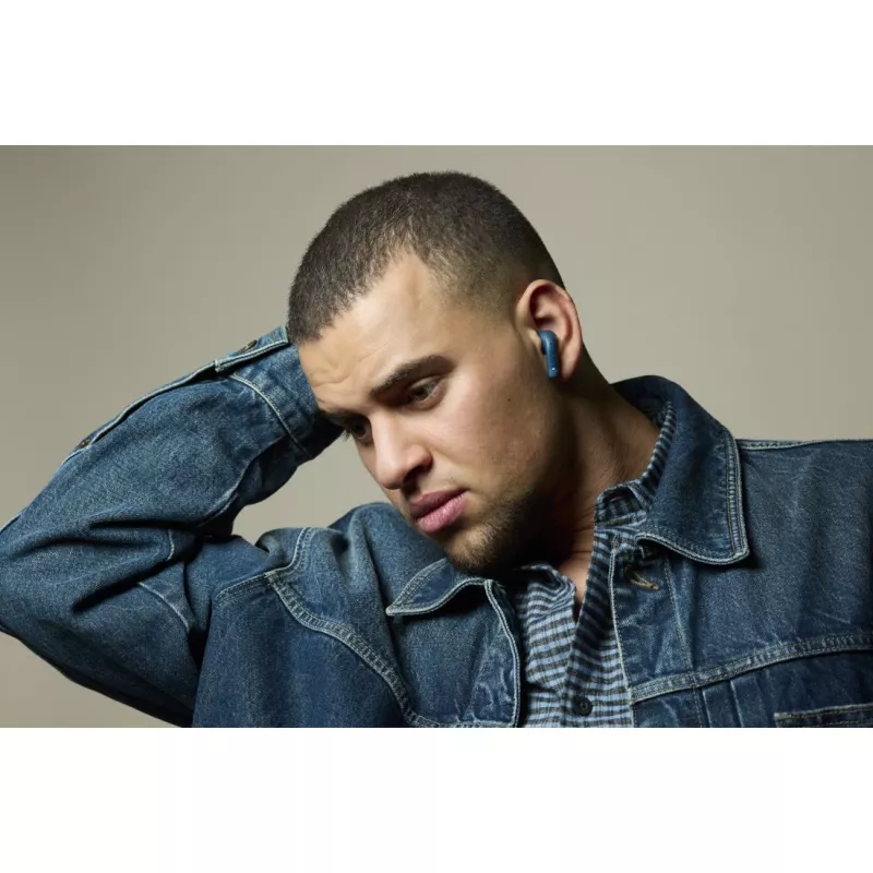 Hama Twins Core 2 Zestaw słuchawkowy True Wireless Stereo (TWS) Douszny Połączenia/Muzyka USB Type-C Bluetooth Niebieski