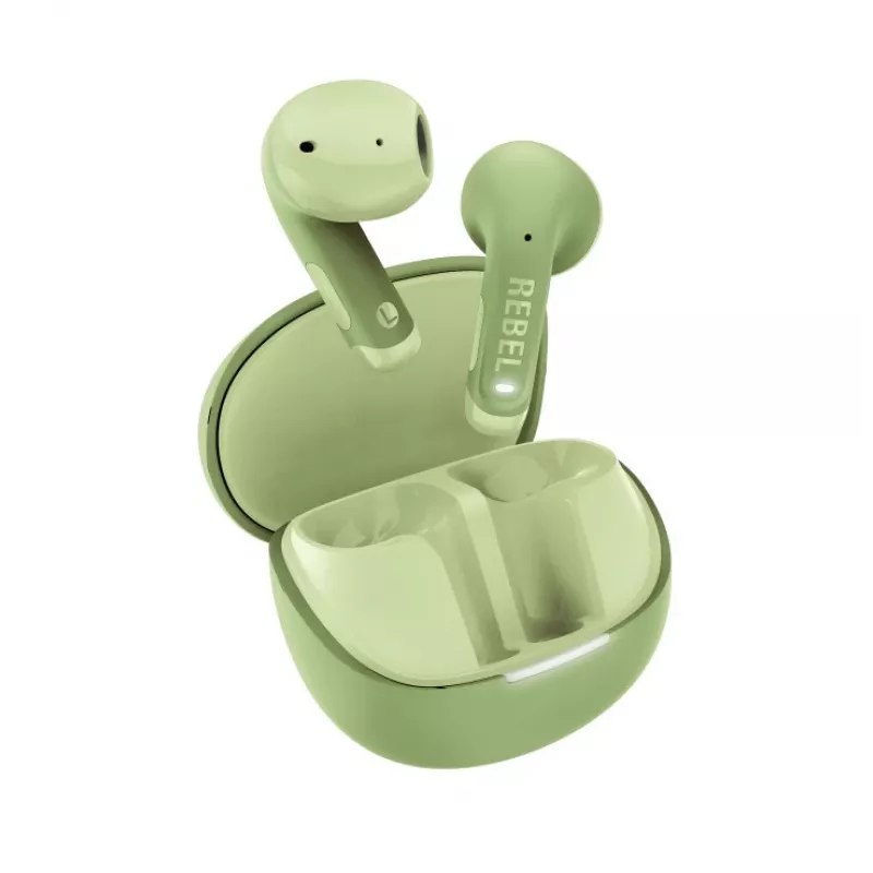 Hama Twins Core 2 Zestaw słuchawkowy True Wireless Stereo (TWS) douszny Połączenia/Muzyka USB typu C Bluetooth Zielony