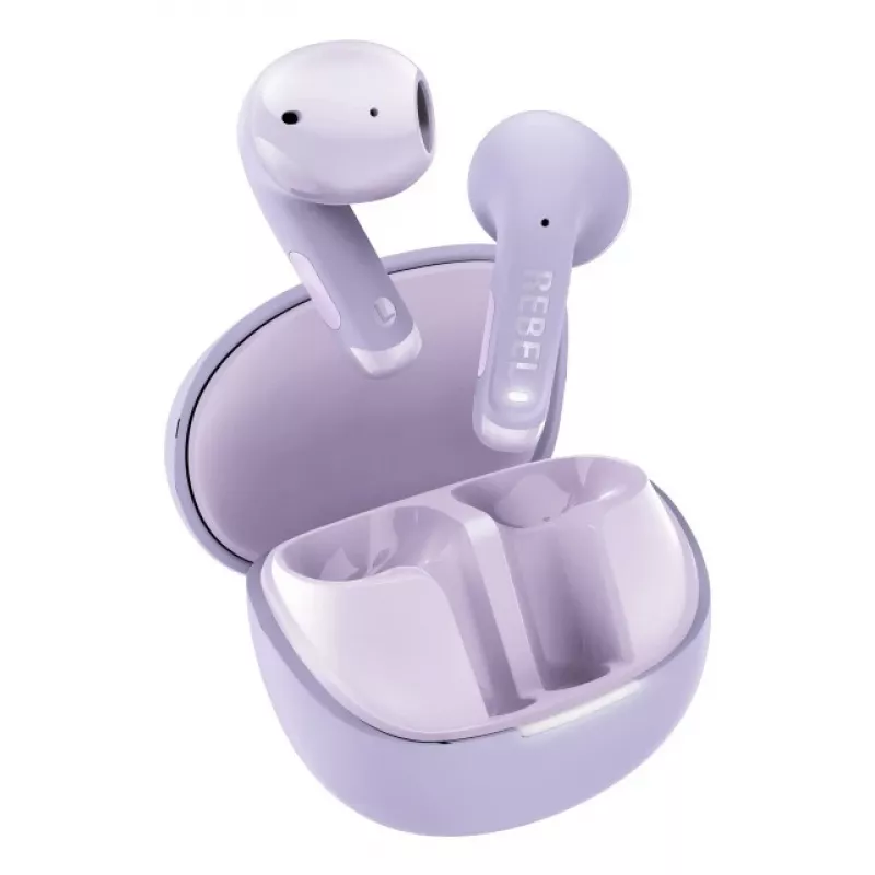 Słuchawki Hama Twins Core 2 True Wireless Stereo (TWS) douszne rozmowy/muzyka USB Type-C Bluetooth liliowy