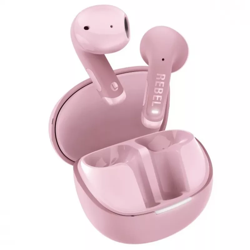 Hama Twins Core 2 Zestaw słuchawkowy True Wireless Stereo (TWS) Douszny Połączenia/Muzyka USB Typu-C Bluetooth Różowy