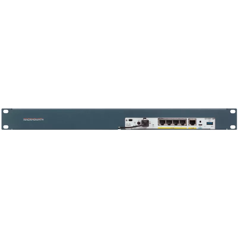 Uchwyt montażowy Rackmount.IT RM-CI-T21 1U Niebieski 483mm 216mm 44mm