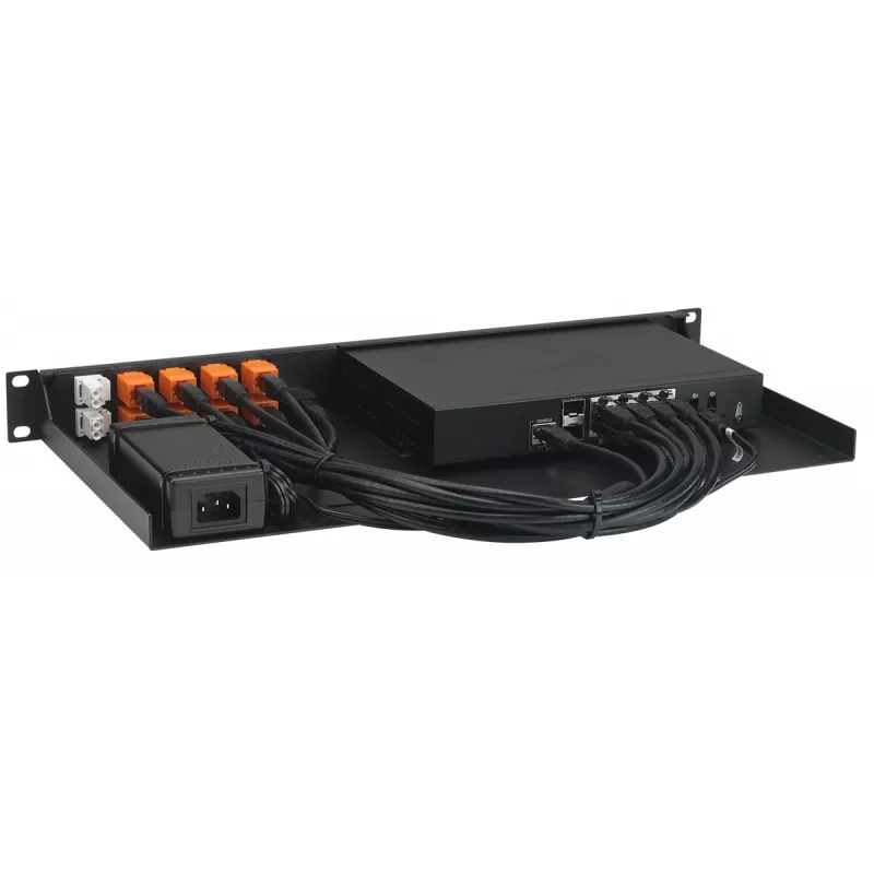 Zestaw montażowy Rackmount IT do szafy rack dla SonicWall TZ570W RM-SW-T12 1U — kompatybilna instalacja w szafie 1U