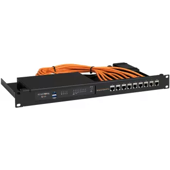 Rackmount IT uchwyt rackowy dla SonicWall TZ270W TZ370W TZ470W (model RM-SW-T11I) ekranowany