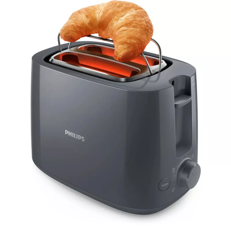 Philips Daily Collection HD2581/10 toaster 8 2 kromki 900 W Szary