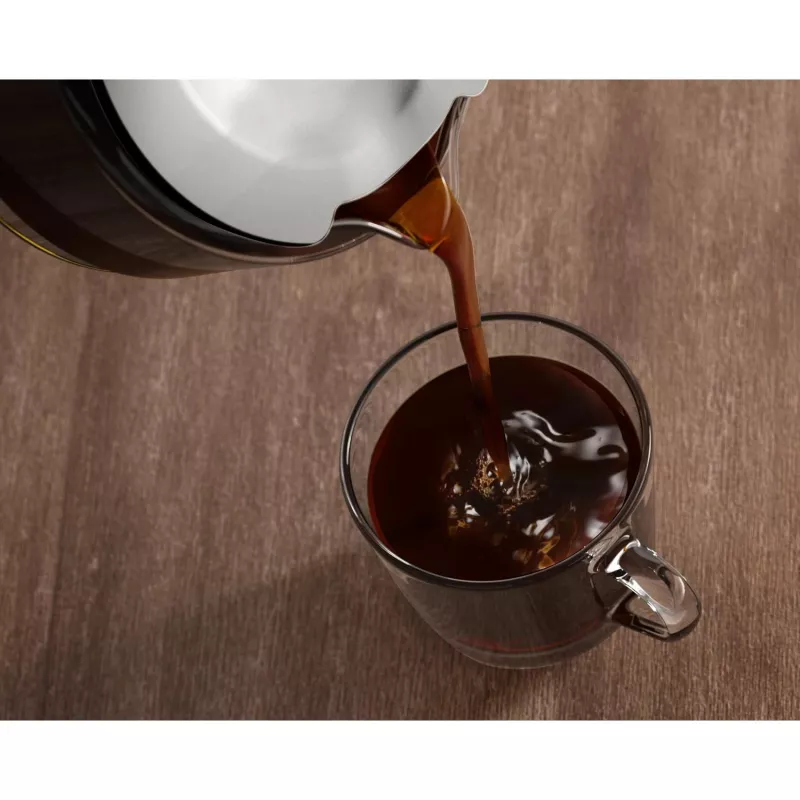 Philips Cafe Gourmet HD5416/00 ekspres przelewowy do kawy ze szklanym dzbankiem, biały