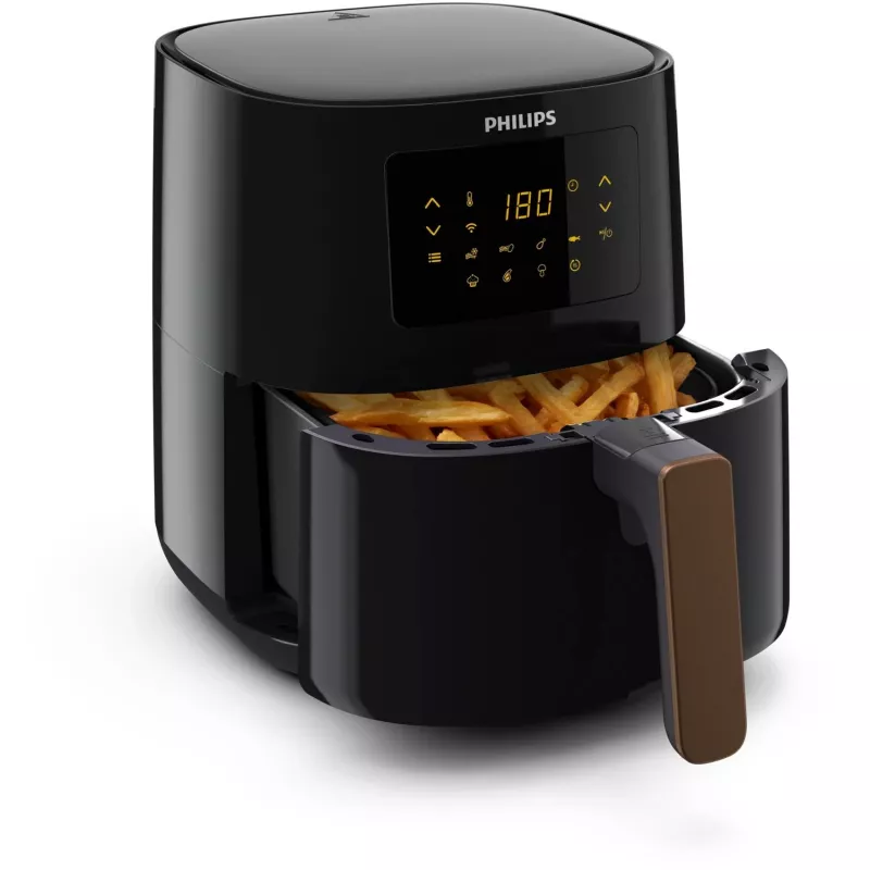 Frytownica na gorące powietrze Philips HD9255/80 — 4,1 l, 1400 W, sterowanie dotykowe, czarna