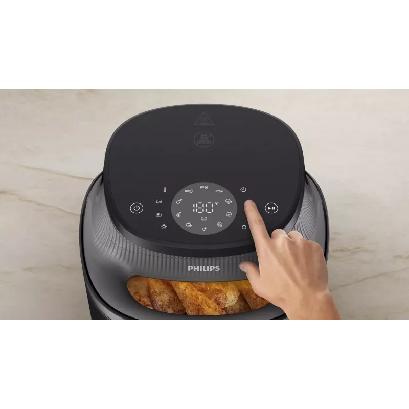 Gorące powietrze frytkownica Philips 3000 Series Ovi XL NA341/00 - RapidAir Plus blatowa frytkownica powietrzna