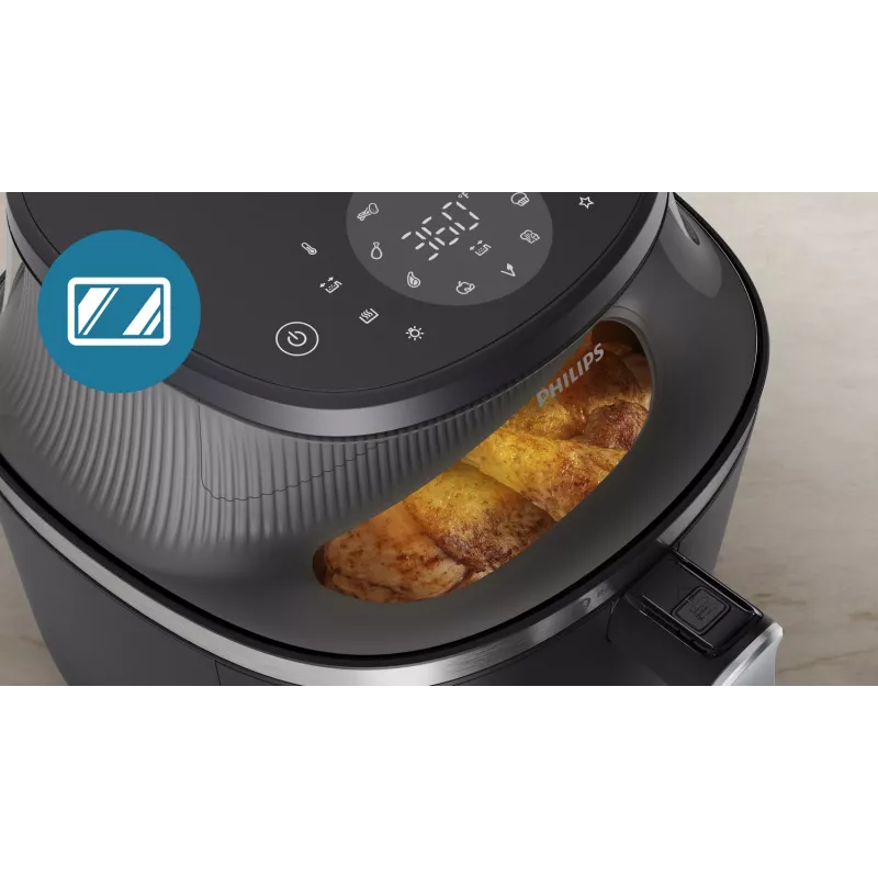 Gorące powietrze frytkownica Philips 3000 Series Ovi XL NA341/00 - RapidAir Plus blatowa frytkownica powietrzna