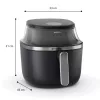 Gorące powietrze frytkownica Philips 3000 Series Ovi XL NA341/00 - RapidAir Plus blatowa frytkownica powietrzna