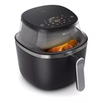 Philips 3000 series NA331/00 frytkownica Pojedyncza 6,2 l Wolnostojąca 1700 W Frytkownica na gorące powietrze Czarny, Srebrny