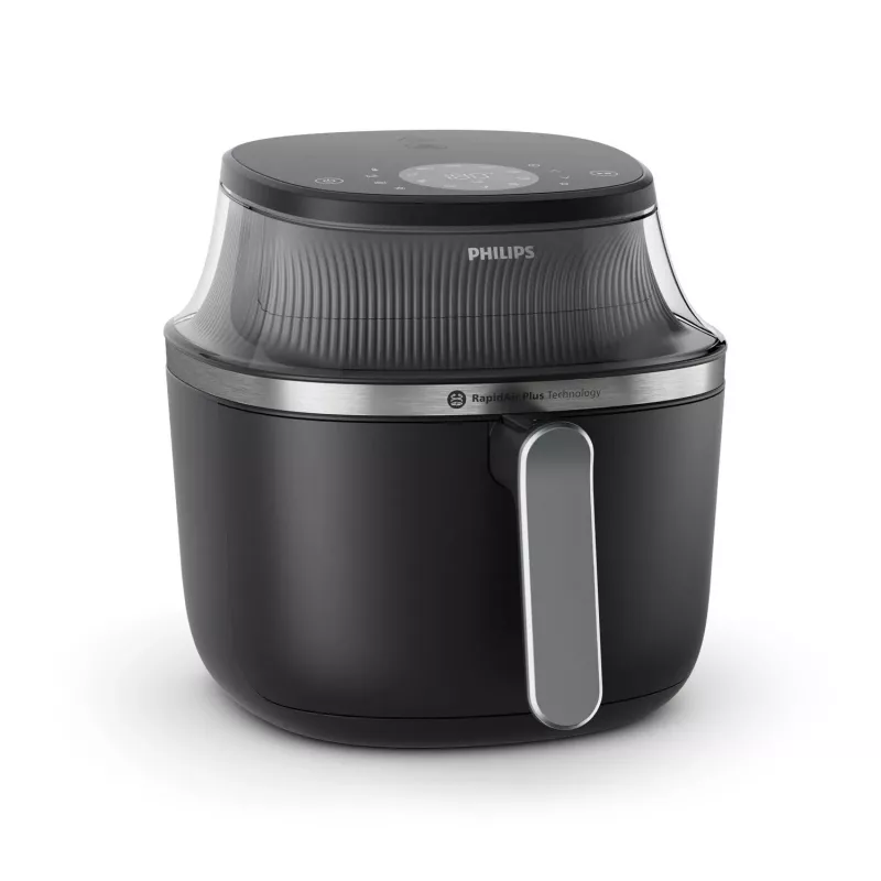 Philips 3000 series NA331/00 frytkownica Pojedyncza 6,2 l Wolnostojąca 1700 W Frytkownica na gorące powietrze Czarny, Srebrny