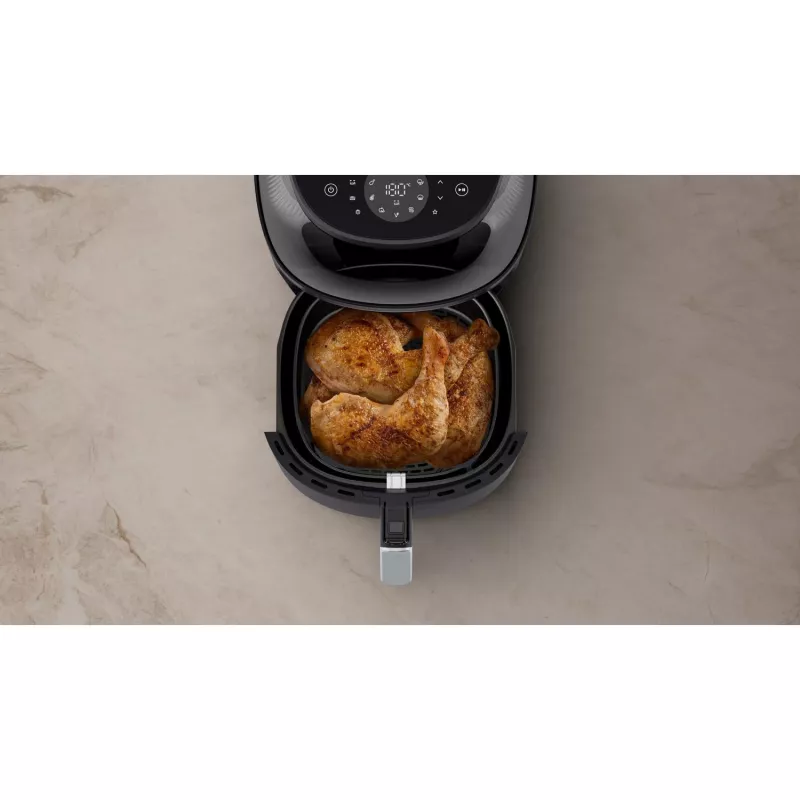 Philips 3000 series NA331/00 frytkownica Pojedyncza 6,2 l Wolnostojąca 1700 W Frytkownica na gorące powietrze Czarny, Srebrny