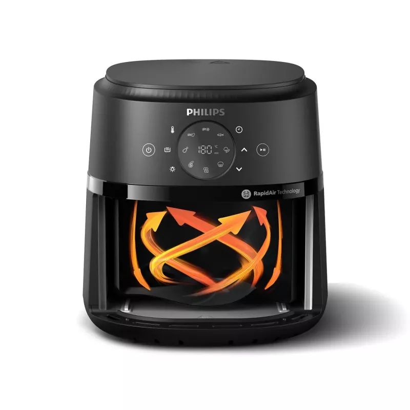 Philips 2000 series NA210/00 frytkownica Pojedyncza 3,2 L Wolnostojąca 1300 W Frytkownica na gorące powietrze