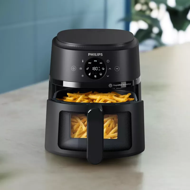 Philips 2000 series NA210/00 frytkownica Pojedyncza 3,2 L Wolnostojąca 1300 W Frytkownica na gorące powietrze