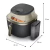 Philips 5000 series NA547/07 fryer Single 7.2 L Stand-alone 2000 W Hot air fryer Czarny, Gold
