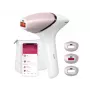 Urządzenie do depilacji IPL Philips Lumea 9000 Series BRI955/01 — SenseIQ, bateria, złoty/biały, pełna noga 8,5 min