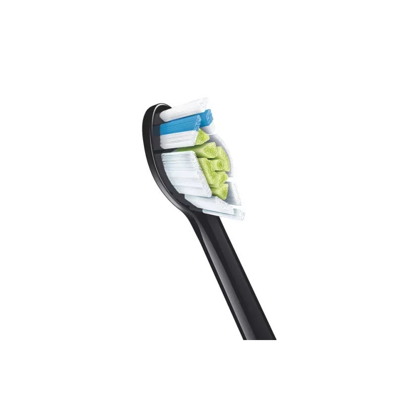 Wymienne główki szczoteczki Philips HX6066/88 Optimal biały, 6 szt., czarne, okres wymiany co 3 miesiące