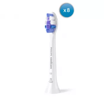 Wymienne główki szczoteczki Philips Sensitive HX6058/87 8 szt. Biały Wymiana co 3 miesiące