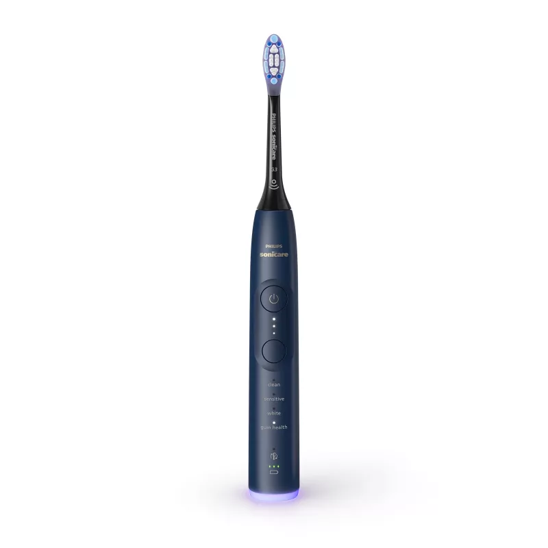 Ładowalna szczoteczka soniczna Philips Series 7100 HX7423/08 — wbudowany akumulator litowo-jonowy, 4 końcówki wymienne, Daily Care/Gum Care/Sensitive