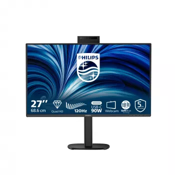 Philips 3000 series 27B2U3601H/00 monitor komputerowy 68,6 cm (27 cali) 2560 x 1440 pikseli Quad HD LCD Czarny