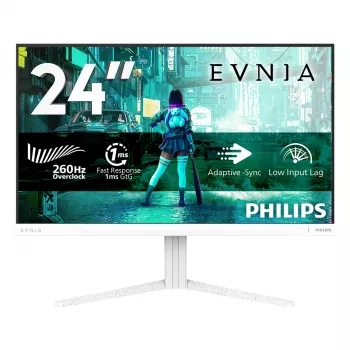 Philips 24M2N3201PL/00 monitor komputerowy 60,5 cm (23,8 cala) 1920 x 1080 pikseli Biały