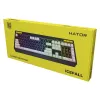 HATOR Icefall klawiatura gamingowa USB QWERTY US English czarna RGB LED
