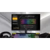HATOR Icefall klawiatura gamingowa USB QWERTY US English czarna RGB LED