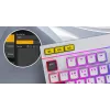 HATOR Icefall klawiatura gamingowa USB QWERTY US English czarna RGB LED