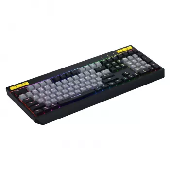 Klawiatura HATOR Icefall Gaming USB QWERTY US English Czarna Podświetlenie RGB LED