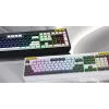 Klawiatura HATOR Icefall Gaming USB QWERTY US English Czarna Podświetlenie RGB LED