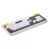 HATOR Icefall Klawiatura Gamingowa USB QWERTY US English Biała Pełnowymiarowa RGB LED