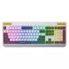 HATOR Icefall Klawiatura Gamingowa USB QWERTY US English Biała Pełnowymiarowa RGB LED