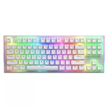 Klawiatura HATOR Gravity X TKL do gier USB QWERTY US English biała