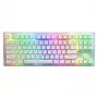 Klawiatura HATOR Gravity X TKL do gier USB QWERTY US English biała
