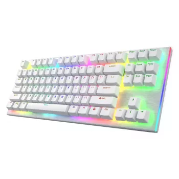 Klawiatura HATOR Gravity X TKL do gier USB QWERTY US English biała