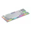 Klawiatura HATOR Gravity TKL Gaming USB QWERTY US English biała