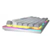 Klawiatura HATOR Gravity TKL Gaming USB QWERTY US English biała