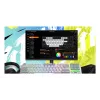 Klawiatura HATOR Gravity TKL Gaming USB QWERTY US English biała