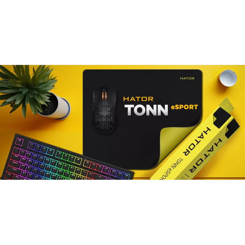HATOR Tonn eSport Podkładka pod mysz gamingowa Czarny
