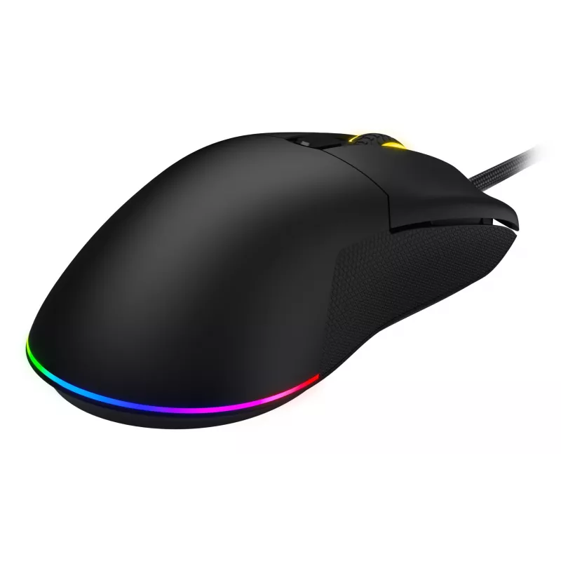 HATOR Pulsar 3, czarny - optyczne przełączniki żółty 100M PixArt PMW 3311 (HTM610)