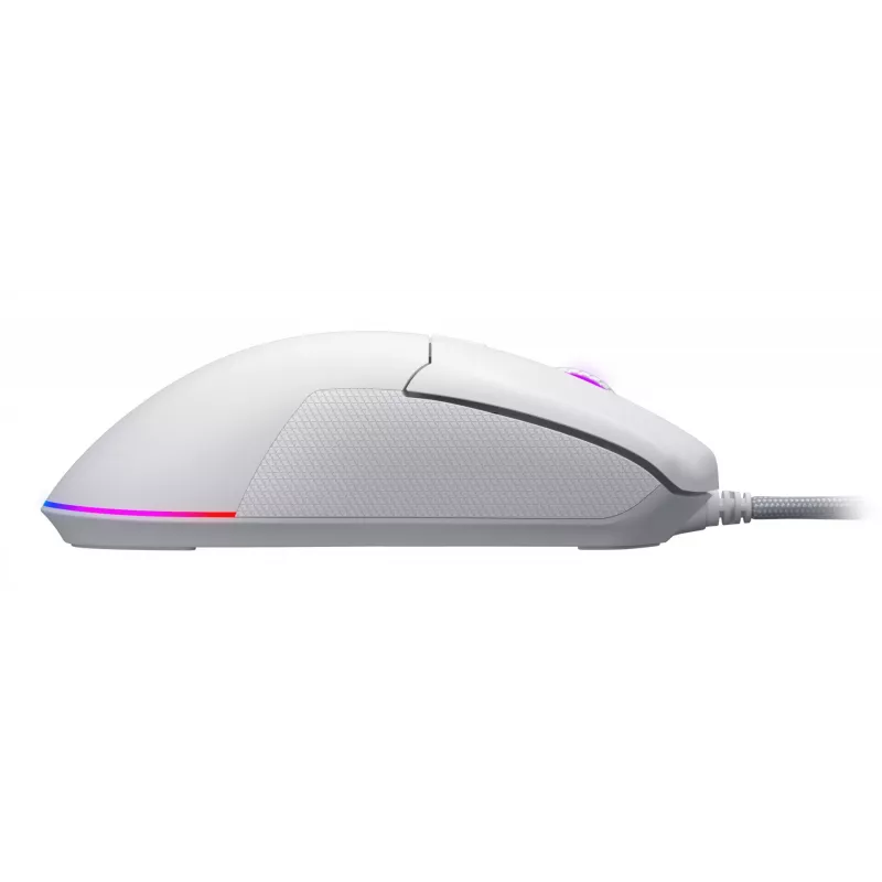 Mysz HATOR Pulsar 3 Optyczna Żółta 12000 DPI 6 Przycisków Biała