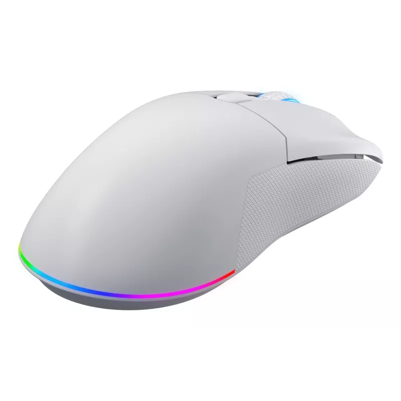 HATOR Pulsar 3 Wireless, biała - Optyczne żółte przełączniki 100M, PixArt PMW 3311 (HTM631)