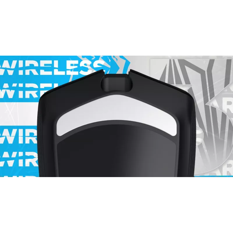 HATOR Pulsar 3 Wireless, biała - Optyczne żółte przełączniki 100M, PixArt PMW 3311 (HTM631)