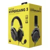 Zestaw słuchawkowy HATOR HYPERGANG 3 Hi-Res, przewodowy, pałąk na głowę, do gier, USB Type-C / USB Type-A, czarny