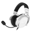 HATOR HYPERGANG 3 Hi-Res Zestaw słuchawkowy Przewodowy Nauszny Gaming USB Typ-C / USB Typ-A Biały