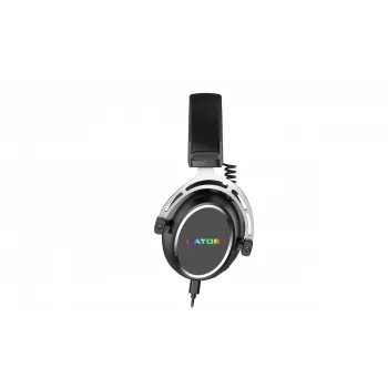 HATOR Hypergang 3 USB Zestaw słuchawkowy Przewodowy i bezprzewodowy Head-band Gaming USB Type-C / USB Type-A Bluetooth Czarny