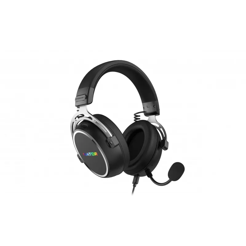 HATOR Hypergang 3 USB Zestaw słuchawkowy Przewodowy i bezprzewodowy Head-band Gaming USB Type-C / USB Type-A Bluetooth Czarny