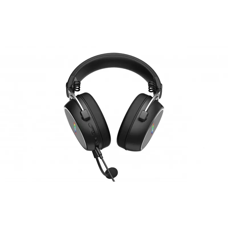 HATOR Hypergang 3 USB Zestaw słuchawkowy Przewodowy i bezprzewodowy Head-band Gaming USB Type-C / USB Type-A Bluetooth Czarny