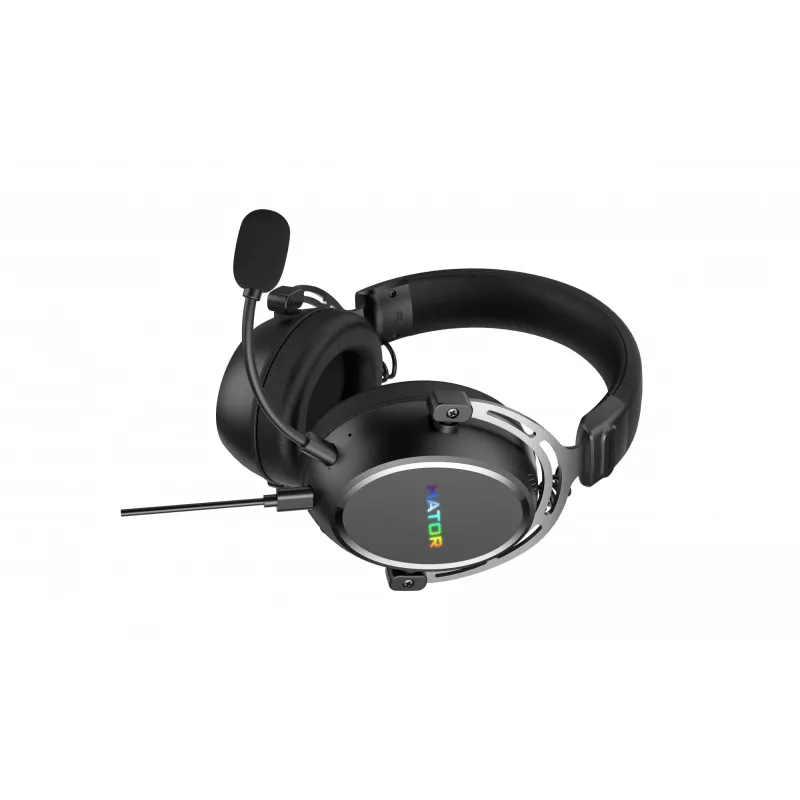 HATOR Hypergang 3 USB Zestaw słuchawkowy Przewodowy i bezprzewodowy Head-band Gaming USB Type-C / USB Type-A Bluetooth Czarny